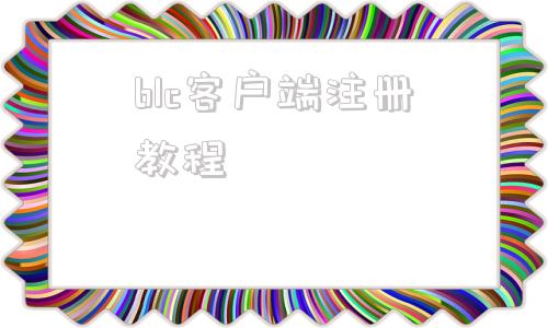 blc客户端注册教程bniconnect官网登录入口网页版