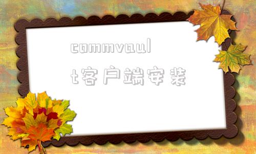 commvault客户端安装openmediavault远程访问软件-第1张图片-太平洋在线下载